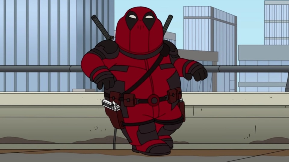 Není to Deadpool, je to Red Stool